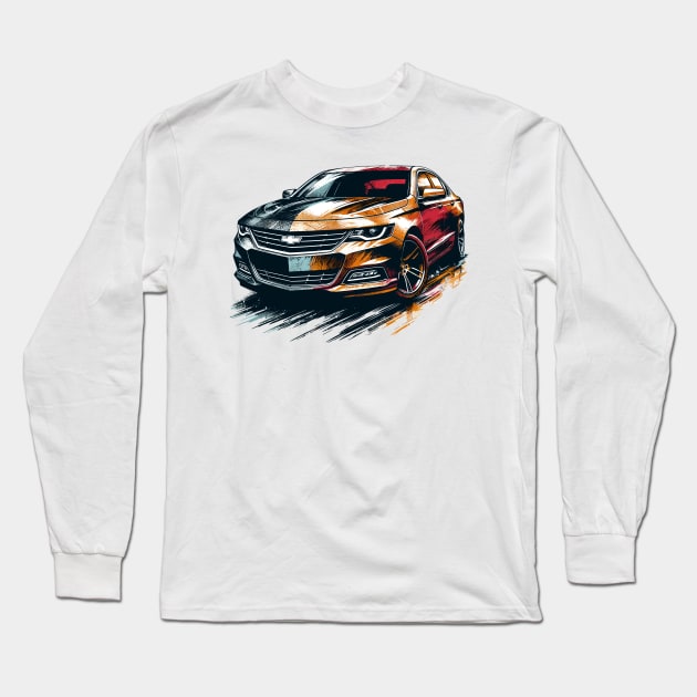 Chevrolet Impala Long Sleeve T-Shirt by Vehicles-Art